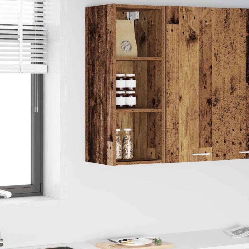 Armoire suspendue Riga Bois Ancien 30 x 29,5 x 80 cm vidaXL
