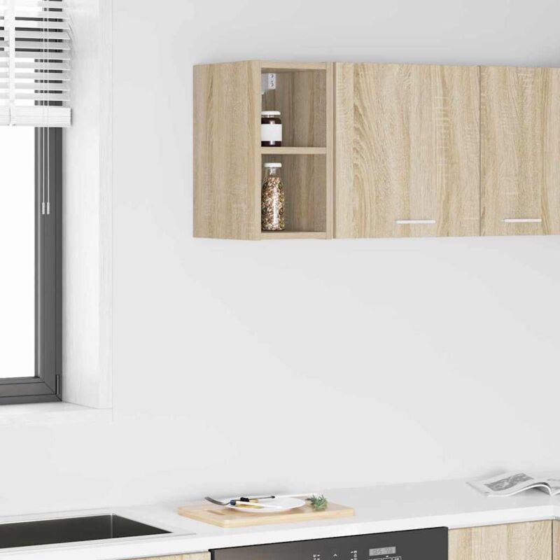 vidaXL Armoire suspendue avec stockage Chêne Sonoma 20 x 29,5 x 40 cm