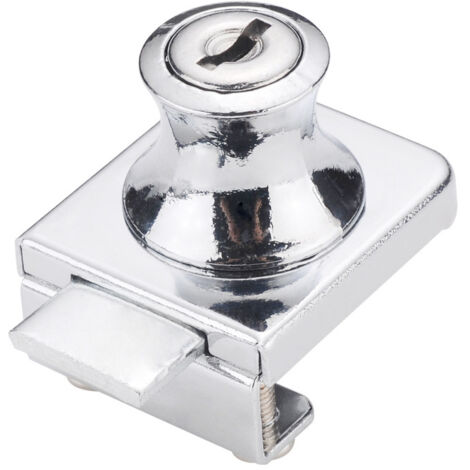 Armoire vitrée verrouillable en alliage de zinc pour portes en verre de 5 à 8 mm, sans perçage - ZHENV-AquaForge