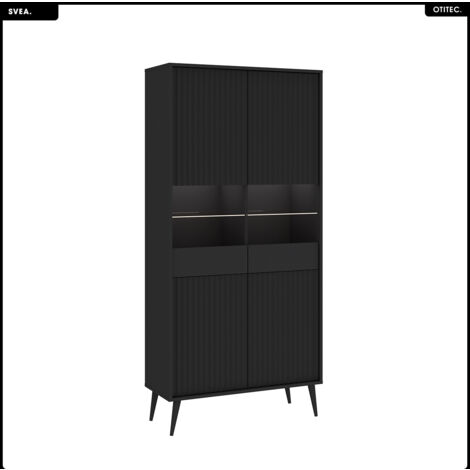 Armoire vitrine - H.193 x L.91 x P.40 - SVEA