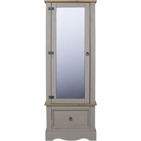 Armoire With Mirrored Door