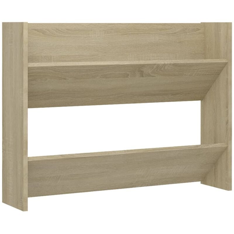 Vidaxl - Armoire à chaussures murale Chêne Sonoma 80x18x60 cm Aggloméré