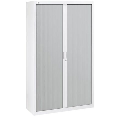 Armoires à rideaux démontables 200 x 120 cm portes aluminium - Maxiburo