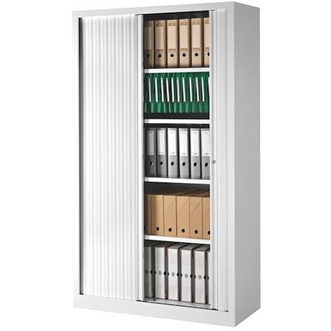 Armoires à rideaux Eco-conçue Classiques blanc H 198 x L100