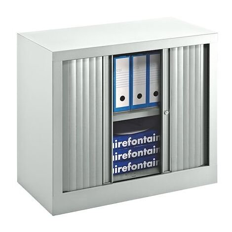 Armoires à rideaux Eco-conçue Classiques gris H 70 x L 120