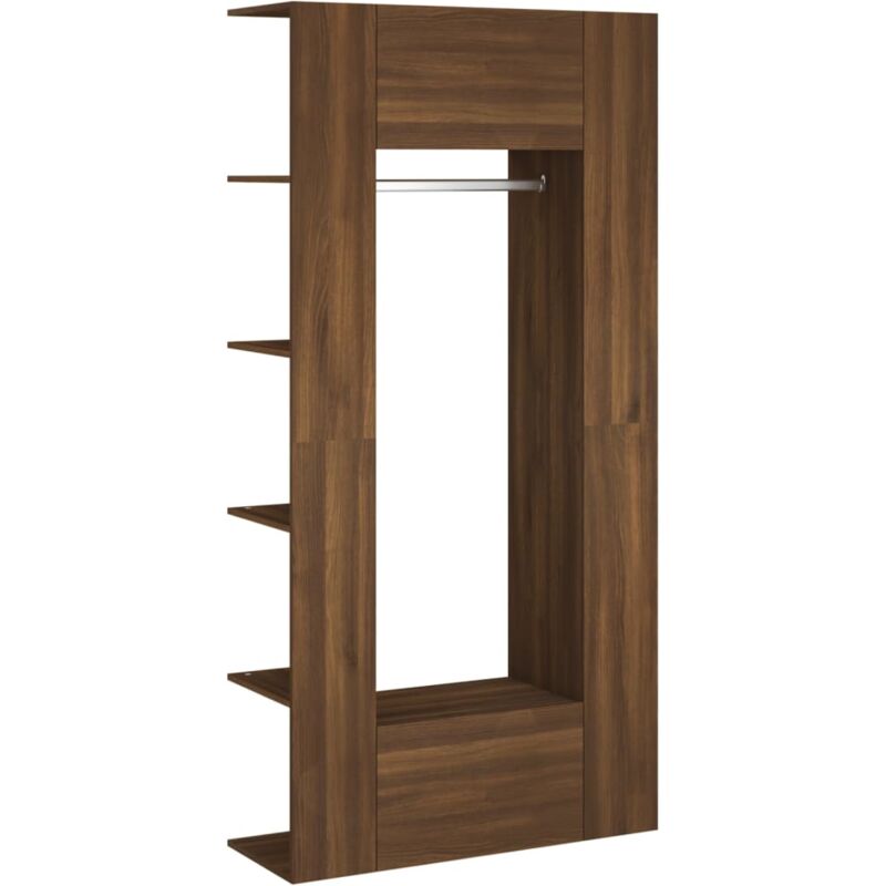 Vidaxl - Armoires de couloir 2 pcs chêne marron bois d'ingénierie