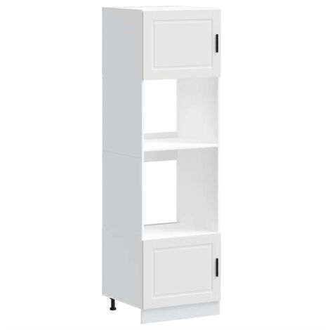 Armoires de four 2 pcs Porto blanc bois d'ingénierie