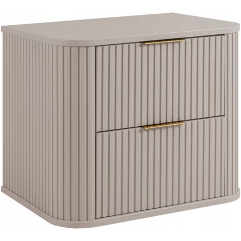 Armoires de salle de bain 60cm  Beige Mat - Bois  L/H/P 60/52/41cm  ELEGANCE  Meuble sous-vasque, Meubles de salle de bain, Meubles bas, Lavabo
