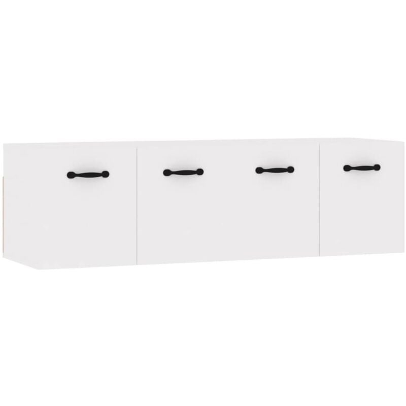 Vidaxl - Armoires murales 2 pcs Blanc brillant 80x36,5x35 cm