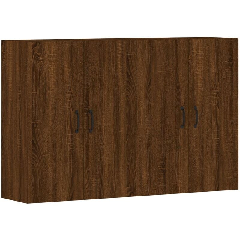 Vidaxl - Armoires murales 2 pcs chêne marron bois d'ingénierie