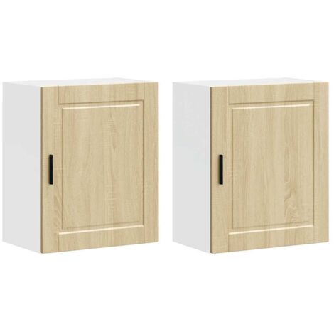 Armoires murales de cuisine  Meuble de cuisine 2 pcs Porto chêne sonoma