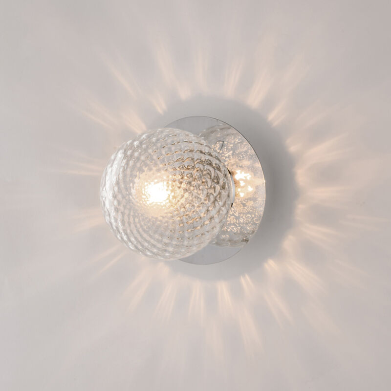 Bonetti Illumina - Armonia Applique en fer chromé poli 1 lumière .17 P.16 BL285-AP1-CR Bonetti Illumina - Armonia Applique en fer chromé poli 1 lumière .17 P.16 BL285-AP1-CR