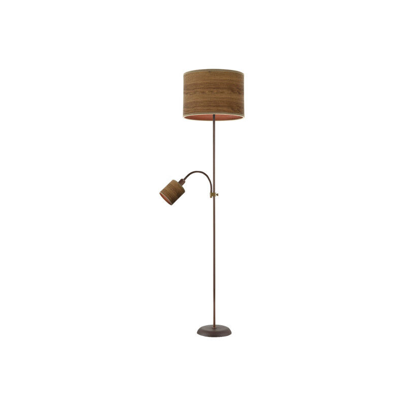 Fabrilamp - Floor De Living room Armonia 1xe27 1xe14 Brown-dark-wood C/lector 155x40x40 Cm Fabrilamp - Floor De Living room Armonia 1xe27 1xe14 Brown-dark-wood C/lector 155x40x40 Cm