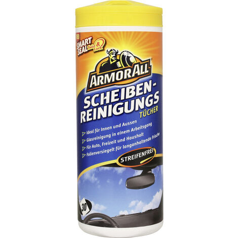 Armor All Scheibenreinigungstücher-Box 30 Tücher Autopflege Reinger