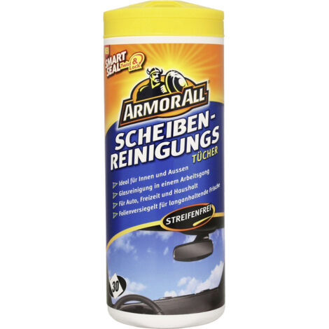 Armor All Scheibenreinigungstücher-Box 30 Tücher Autopflege Reinger