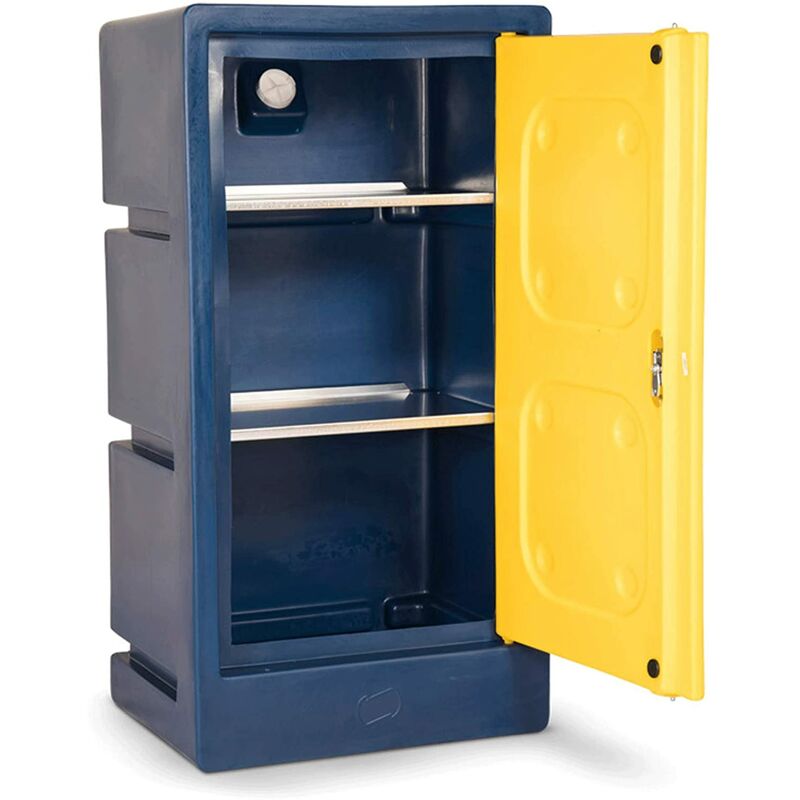 Armorgard - chemcube cabinet Durable plastic chemical cabinet 695x515x1310