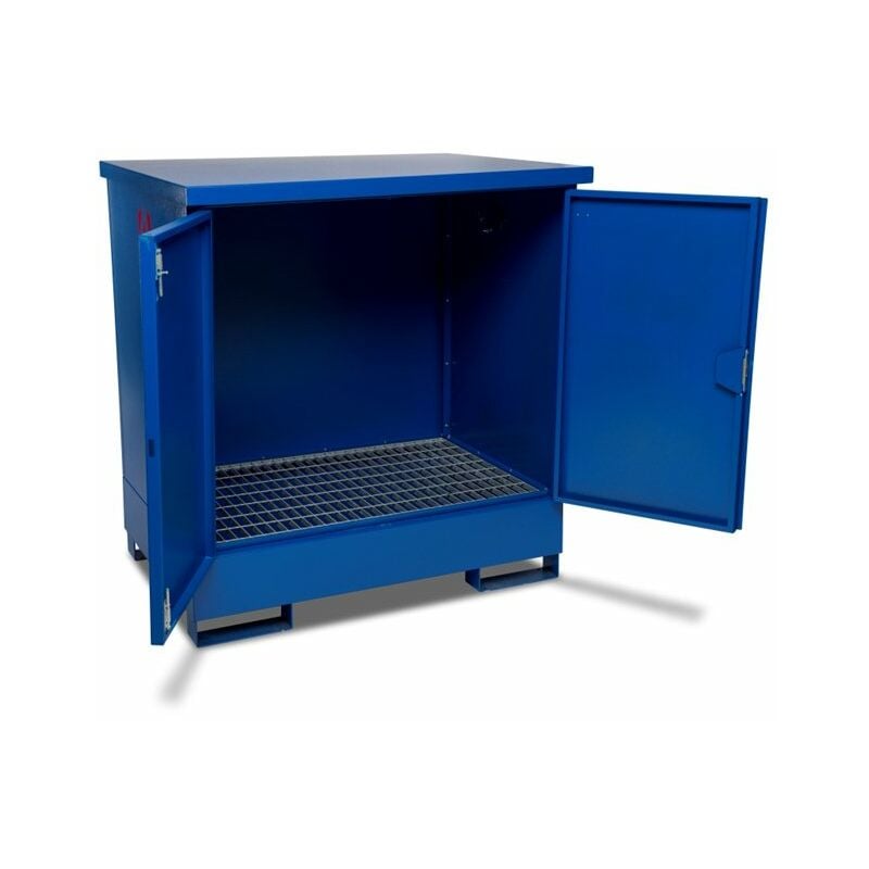 Drumbank 2 Drum enclosed DrumBank 1385x1075x1345 - Armorgard