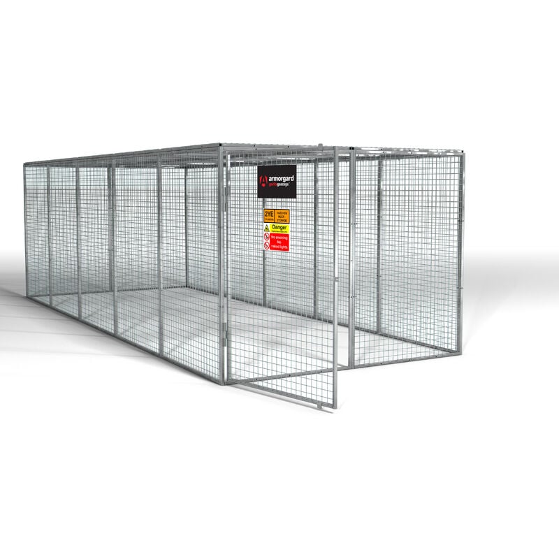 Gorilla Gas Cage 2412x6066x1831 - Armorgard