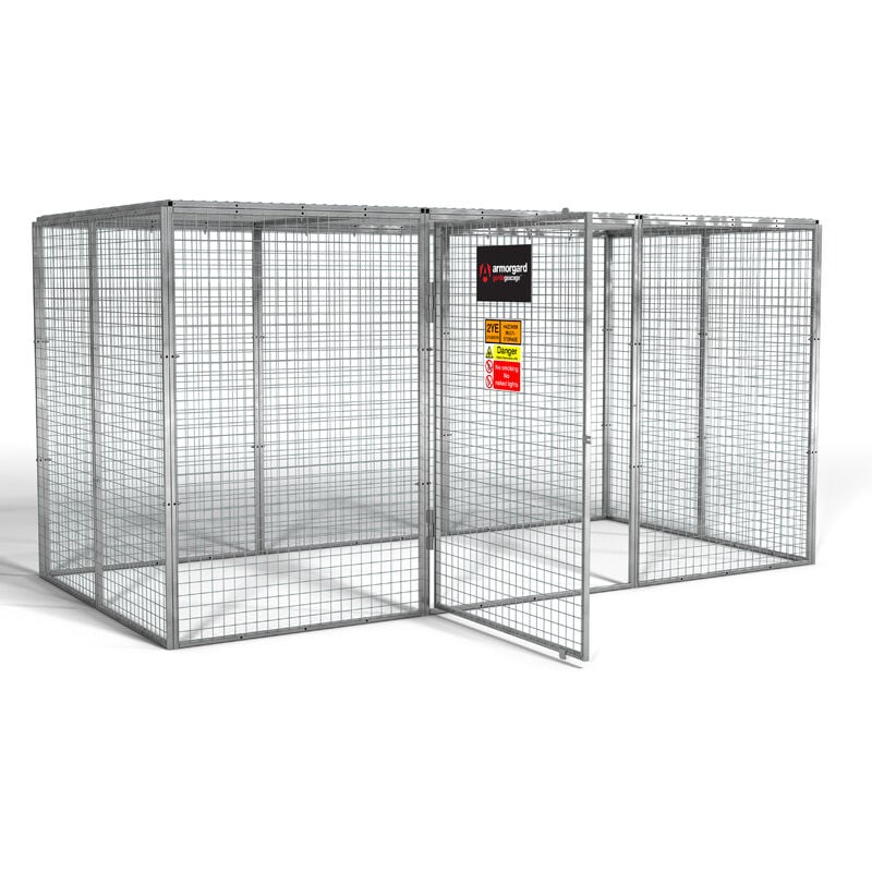 Gorilla Gas Cage 3621x1866x1831 - Armorgard