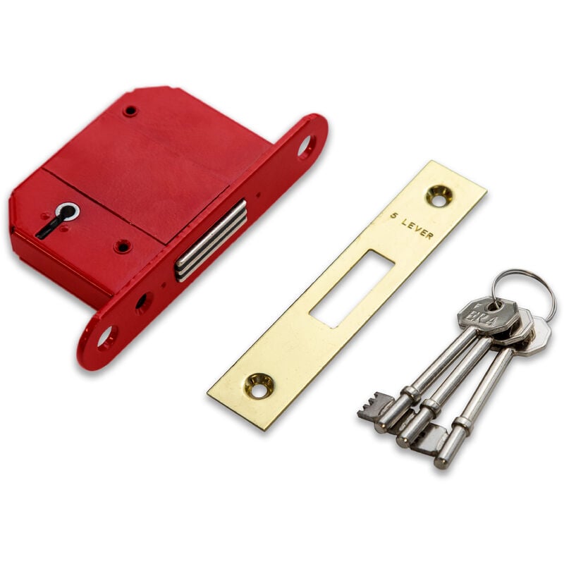 Key / locks - Single 5 lever deadlock - Armorgard