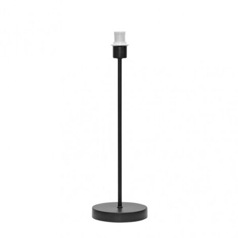 Arm.sobremesa alto cara 1xe27 negro 47x13x13 cm