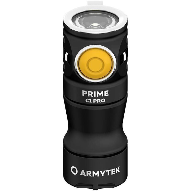 Prime C1 Pro Warm Mini lampe de poche avec porte-clés, avec clip ceinture à batterie 1000 lm 15 h 72 g - Armytek