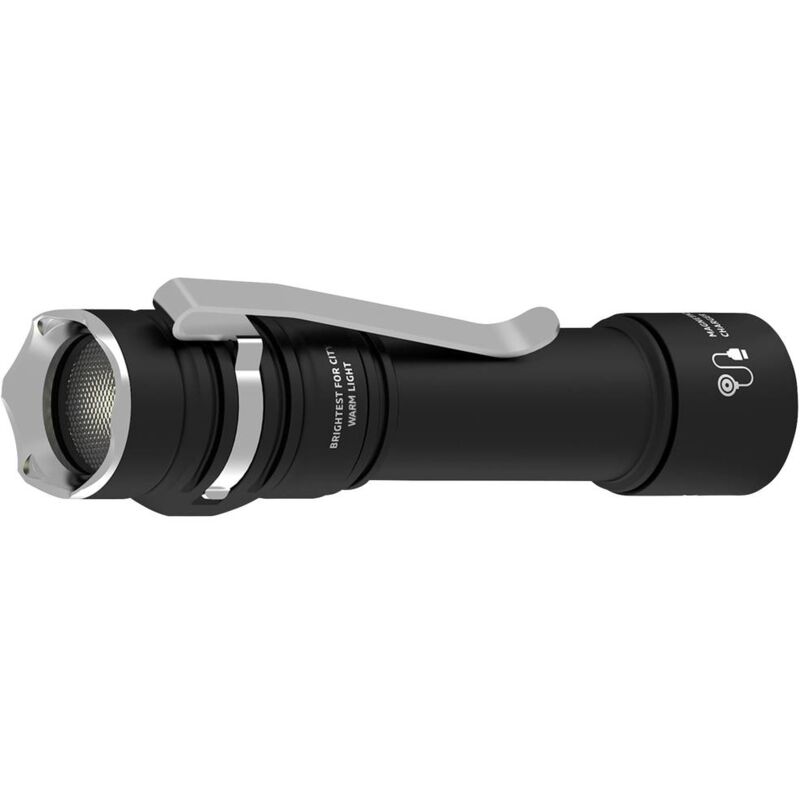 Image of Prime C2 Pro Magnet usb Warm led (monocolore) Torcia tascabile con clip per cintura, con fondina a batteria ric - Armytek