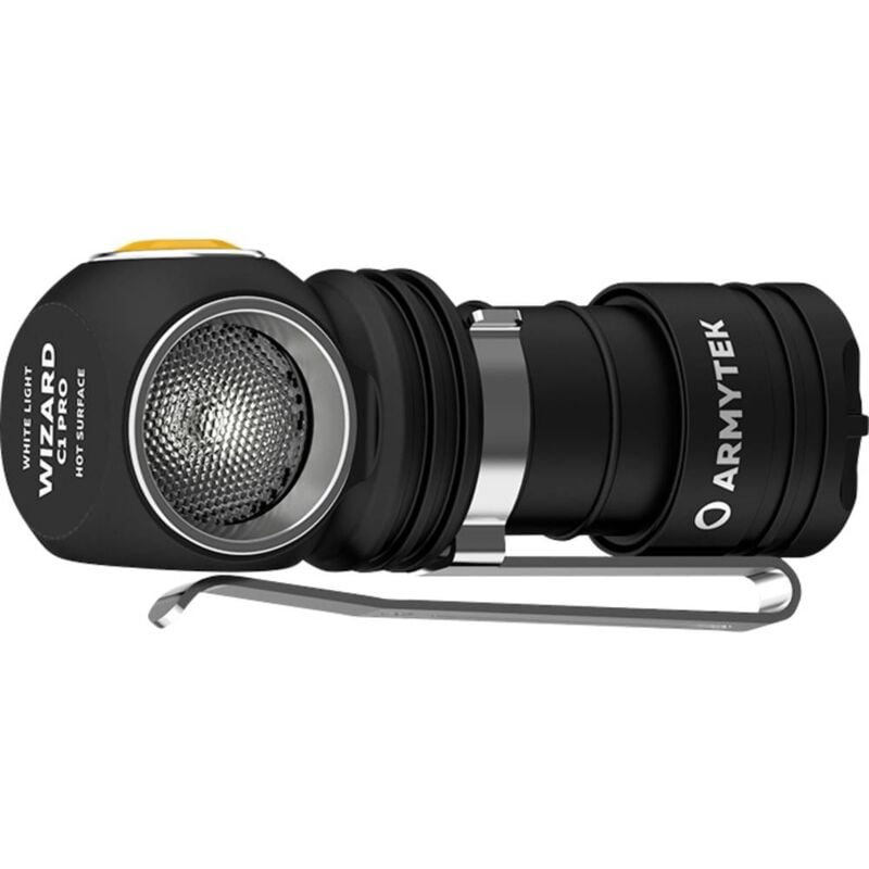 Wizard C1 Pro Magnet White led Lampe frontale avec support magnétique à batterie 1000 lm 1440 h 55 g - noir - Armytek