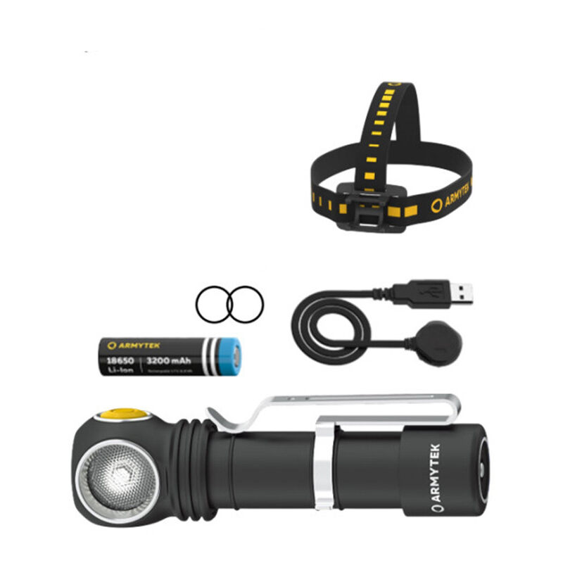 Armytek - Lampe Frontale Wizard C2 Wr Rouge Et Blanc 1020lm & 230lm F06901w