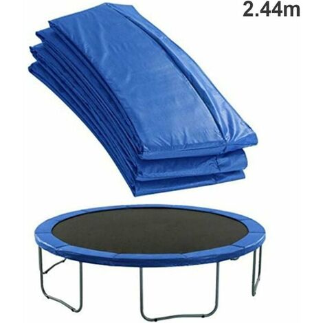 ARNAULT Coussin De Protection Trampoline, 244cm Coussin De Sécurité De Trampoline, Coussin De Protection De Ressort De Trampoline - Résistant Aux Déchirures，bleu