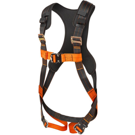 Arnés de 1 punto de anclaje ULTRA Negro/Naranja S/M/L
