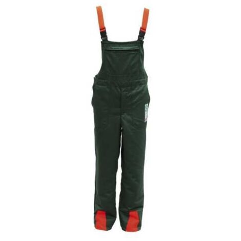 Arnés de algodón pesado Antisega verde/naranja 52