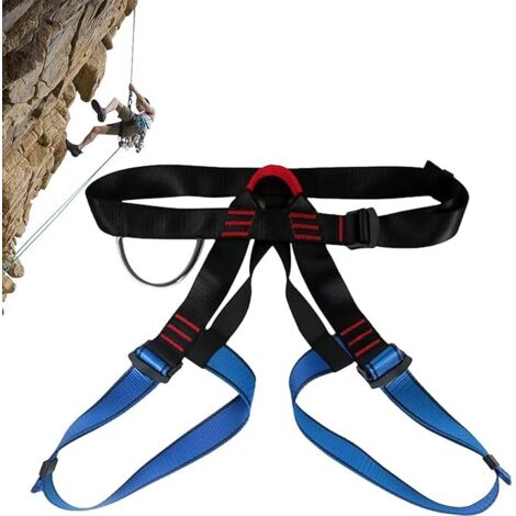 Arnés de escalada, arnés de seguridad de escalada - Halfty Body Cinturón Rock Tree Arnés  Equipo de seguridad cómodo Gear Gear para principiantes, profesionales