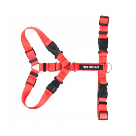 ARNÉS DE PROTECCIÓN PARA PERROS GRANDES NELSON-X QUATTRO CON 4 HEBILLAS TALLA XXL PULIDO