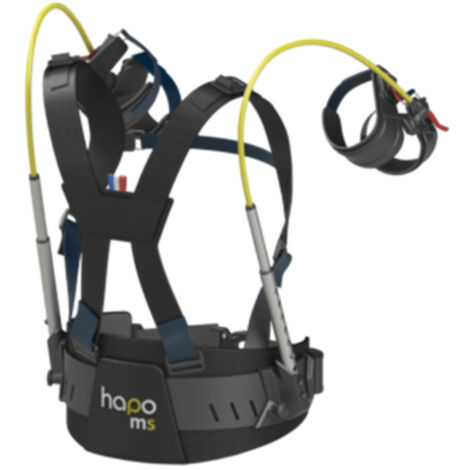 Arnés HAPO-MS - Exoesqueleto para Aliviar Tensión - Solución para Trabajos con Posturas Riesgosas - Ligero y Cómodo - Ideal para Diversos Sectores - Apto para Ambos Géneros