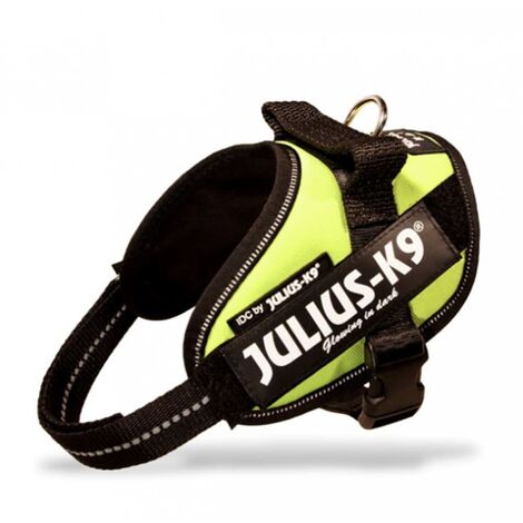 Julius K9 Arnés para Perros IDC Verde Neón Talla Mini