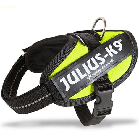 Julius K9 Arnés para perros IDC Talla baby 2 verde neón 16IDC-NE-B2