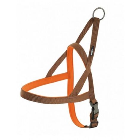 ARNÉS NEOPRENO MARRON 25mm x 70-80cm