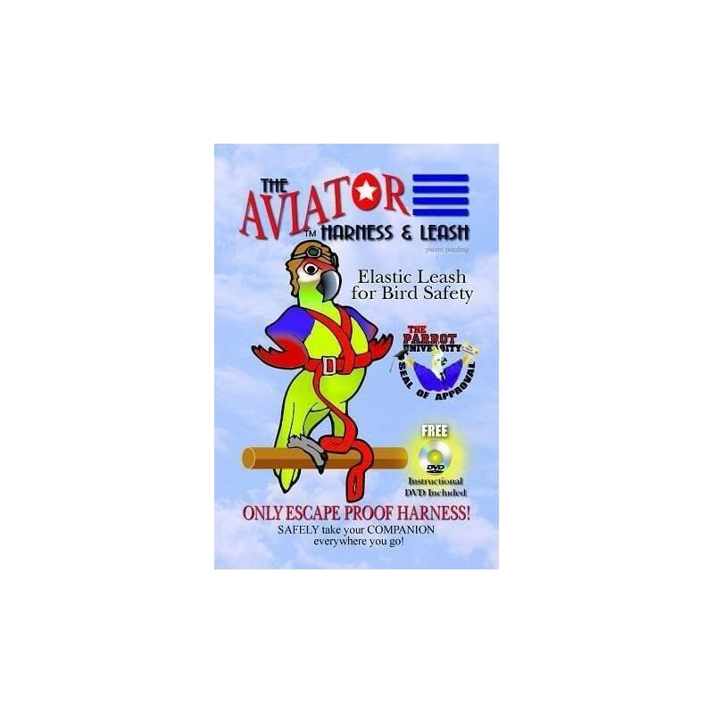 

Arnes para aves THE AVIATOR azul pequeño