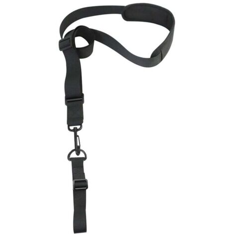Arnés para desbrozadora - Arnés para cortacésped - Correa de hombro de nailon compatible con la mayoría de las desbrozadoras (negro)