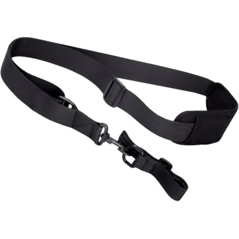 Arnés para desbrozadora con correas ajustables para los hombros. Arnés profesional de nailon para cortacésped y desbrozadora. Correa universal cómoda para los hombros (negro).