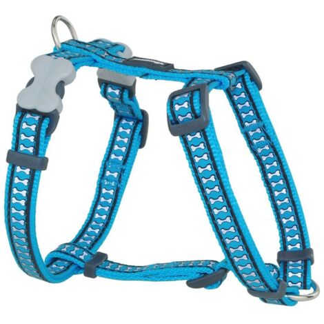 Arnés para Perro Red Dingo Hueso Reflectante 46-76 cm Turquesa
