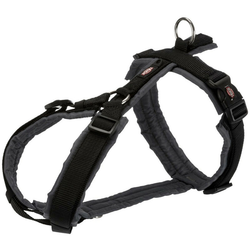 

arnés para perro. talla S. color: negro/gris grafito