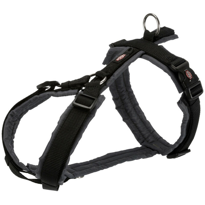 

arnés para perro. talla M . color: negro/gris grafito