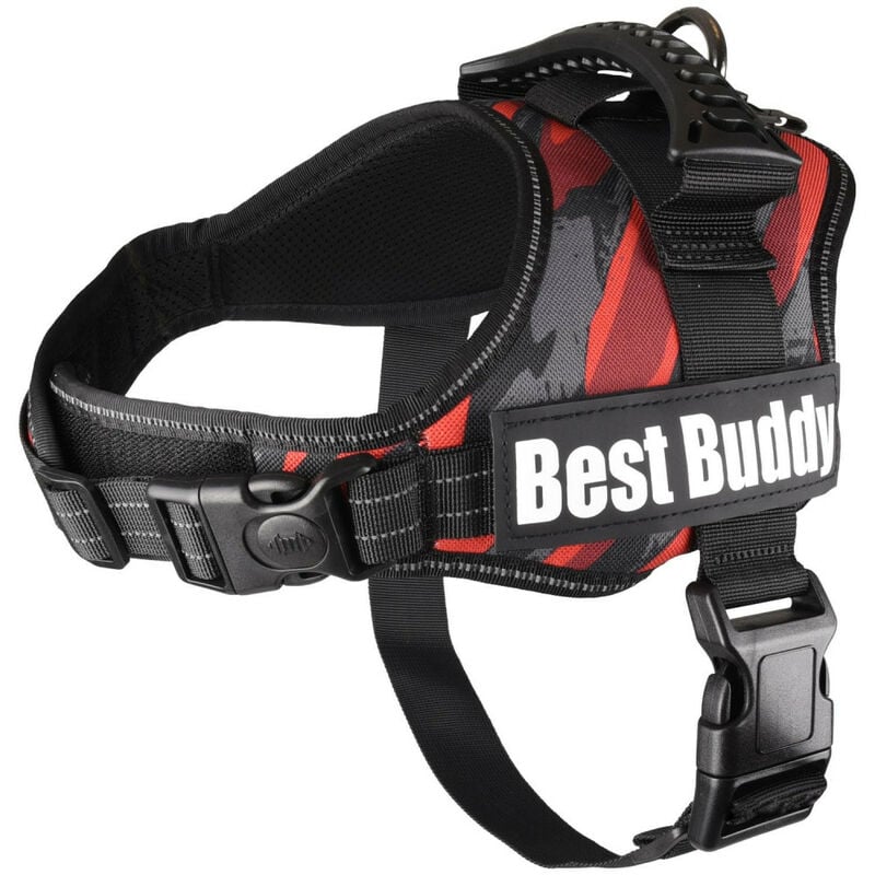 

Arnés talla L. Best Buddy Plutón. Color rojo, para perro.