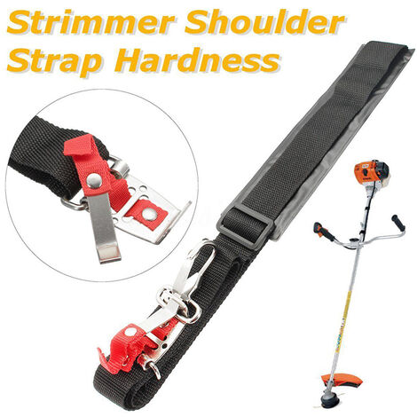 Arnés Universal de nailon y acero inoxidable para desbrozadora, correa acolchada de un solo hombro, para Stihl, 1 unidad,CHINA