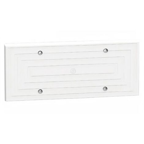 Arnocanali plaque aveugle 6-7 modules pour boîtes d'insertion Blanc 506C.3
