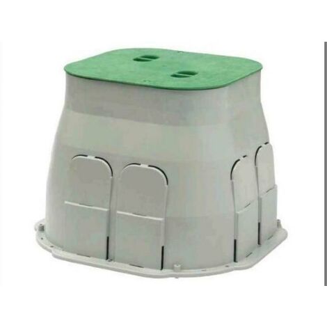 Arnocanali pozzetto drain box elettrico e per irrigazione 20x20 colore verde prato pb2020v