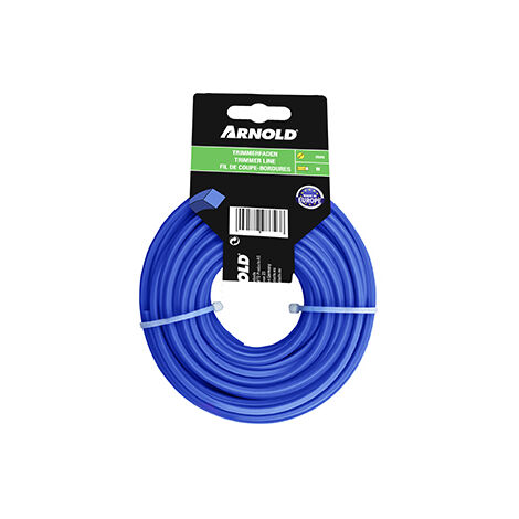 ARNOLD Fil de coupe-bordure carré en nylon 3,0 mm × 15 m
