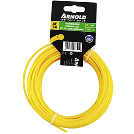 ARNOLD Fil de coupe-bordure rond en nylon 2,7 mm × 15 m